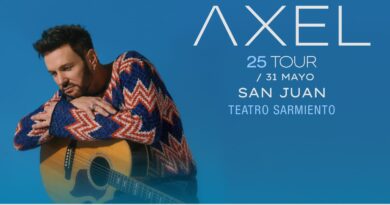 Axel celebra 25 años de carrera con un show en San Juan